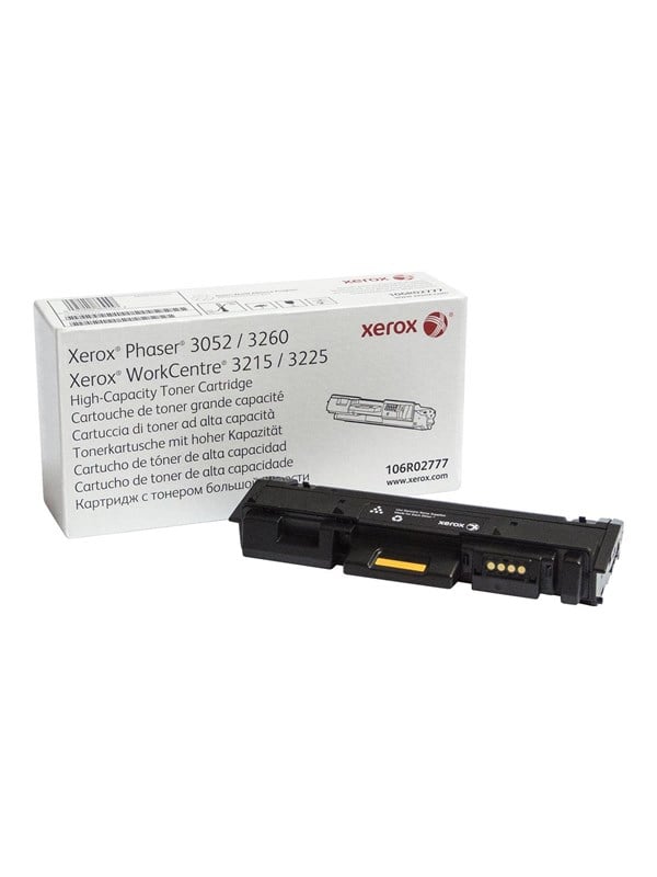 Xerox 106r02777 High Capacity Black Toner Phaser 3260 Workcentre 3215 3225 Lasertoner Sort