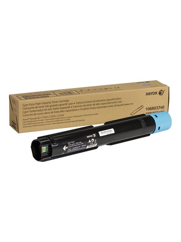 Xerox 106r03740 Versalink C7020 C7025 C7030 Extra High Capacity Cyan Toner 16500 Pages Lasertoner Cyan