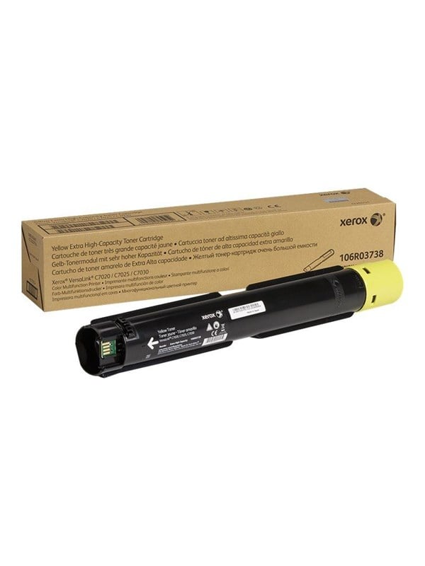 Xerox 106r03738 Versalink C7020 C7025 C7030 Extra High Capacity Yellow Toner 16500 Pages Lasertoner Gul