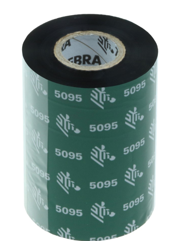 Zebra 05095gs11007 Ribbon 5095 Resin 110 Mm 12-pack Farvebånd Refill Termisk Overføring Sort