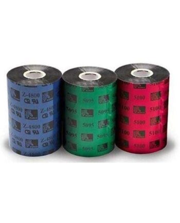 Zebra Tt Ribbon 89mm 450m Farvebånd Refill  Termisk Overføring  Sort