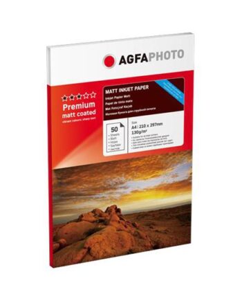 Agfaphoto Premium Fotopapir Mat 50 Ark A4 130