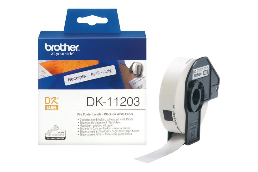 Brother Dk-11203 Etiketter Til Filmapper 300 Etikette 17 87 Mm