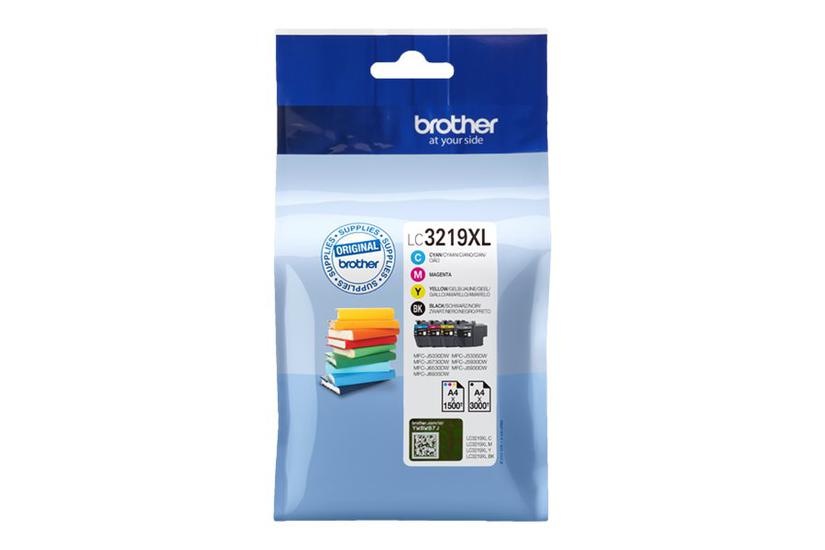 Brother Lc3219  Value Pack   Pakker   Sort  Gul  Cyan  Magenta Original Blækpatron