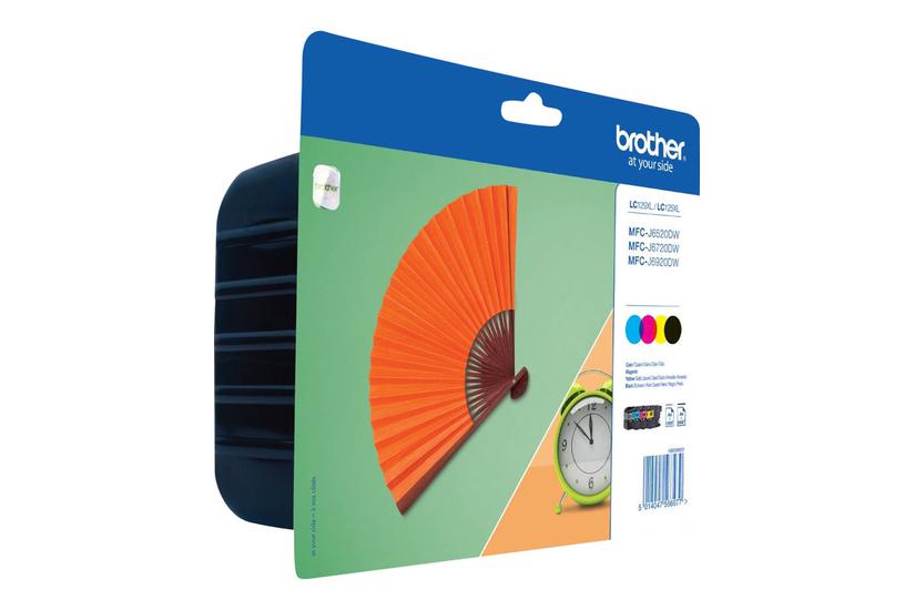 Brother Lc129  Value Pack   Pakker Sort  Gul  Cyan  Magenta Original Blækpatron