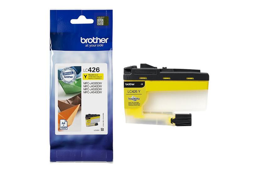 Brother Lc426y Højtydende Gul Original Blækpatron