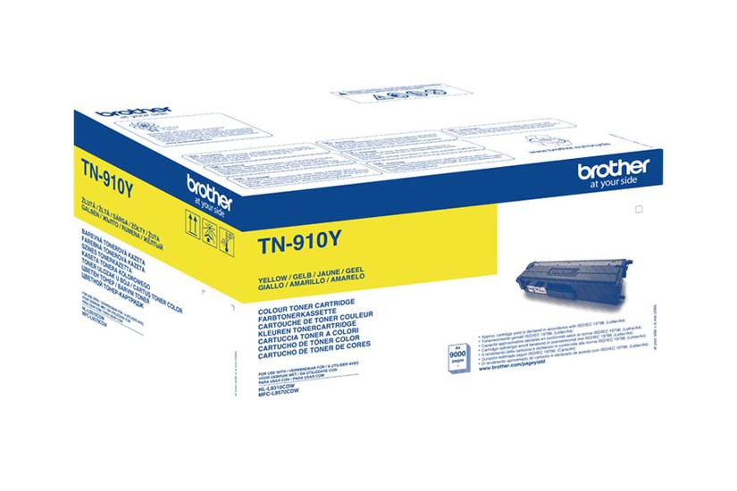 Brother Tn910y Ultra Jumbo Gul Original Tonerpatron