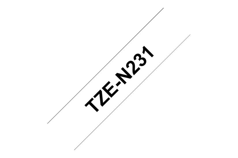 Brother Tze-n231 Bånd Uden Laminering   Kassette    Rulle      Cm