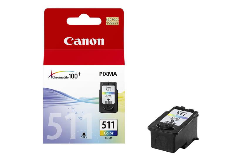 Canon Cl-511 Farve  Cyan  Magenta  Gul  Original Blækpatron