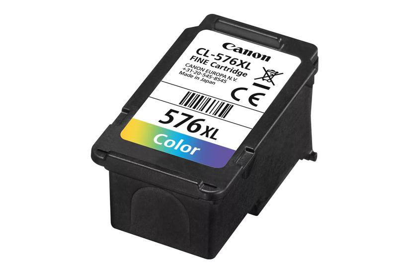 Canon Cl-576 Højtydende Farve Cyan Magenta Gul Original Blækpatron