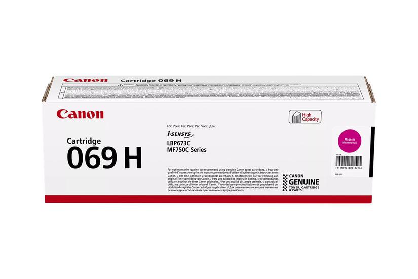 Canon 069h Højtydende Magenta Original Tonerpatron