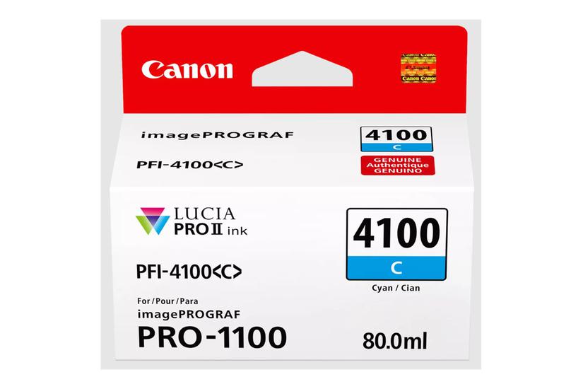 Canon Pfi-4100 Cyan Original Blækbeholder