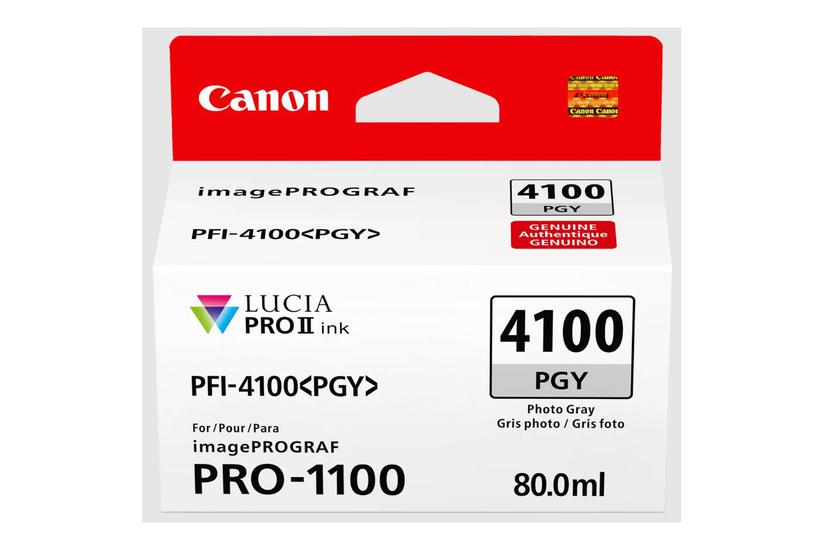 Canon Pfi-4100 Pgy Fotogrå Original Blækbeholder