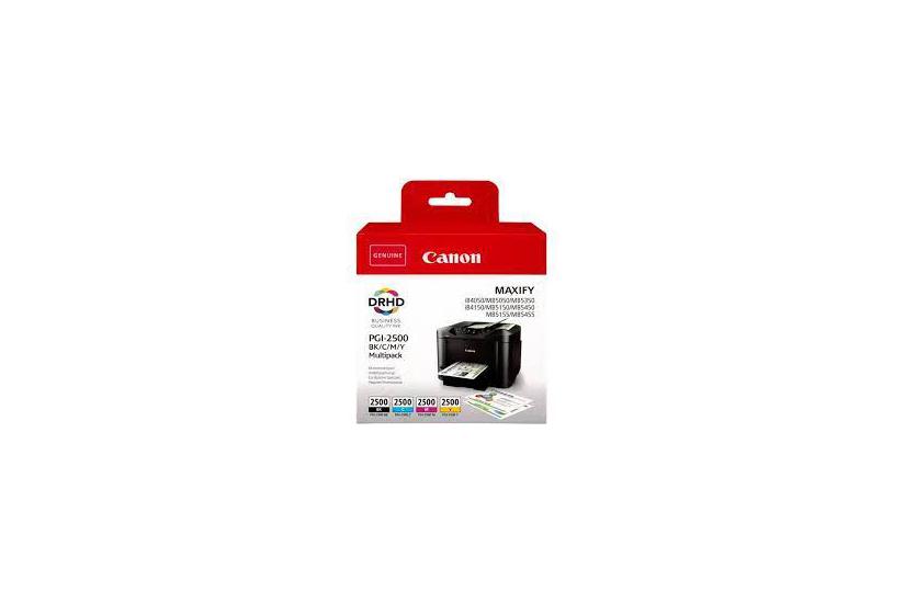 Canon Pgi-2500 Bk Multipack Pakker Sort Gul Cyan Magenta Original Blækbeholder