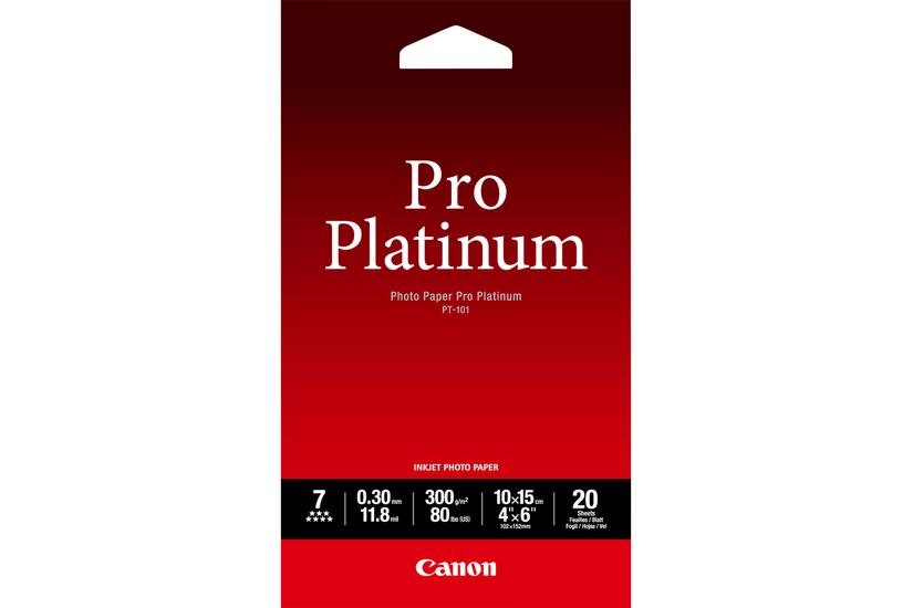 Canon Photo Paper Pro Platinum Fotopapir 20 Ark 100   150 Mm 300