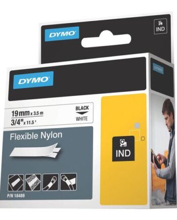 Dymo Ind Fleksibel Mærkattape   Kassette    Rulle      Cm