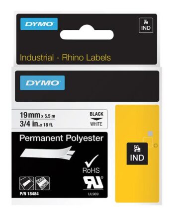 Dymo Ind Mærkattape   Kassette    Rulle      Cm