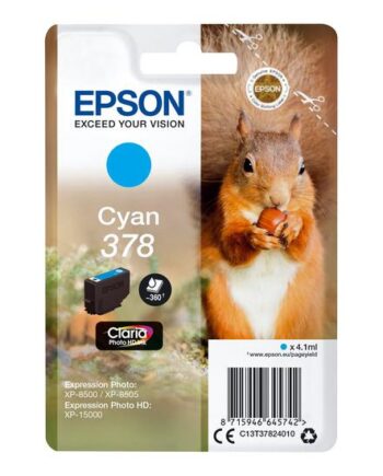 Epson 378 Cyan Original Blækpatron