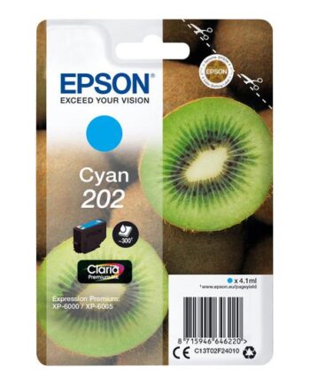 Epson 202 Cyan Original Blækpatron