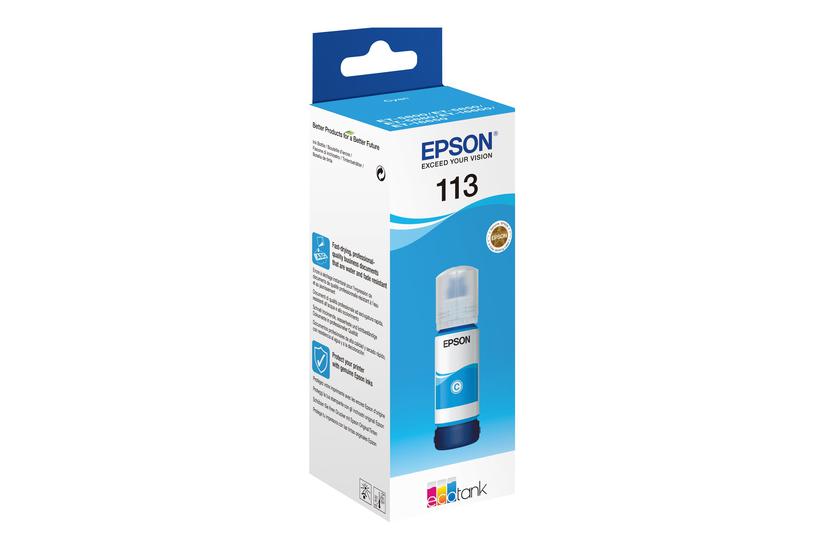 Epson Ecotank 113 Cyan Original Blækrefill