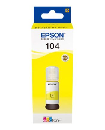 Epson Ecotank 104 Gul Original Blækbeholder