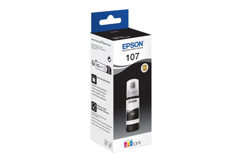 Epson Ecotank 107 Sort Original Blækrefill