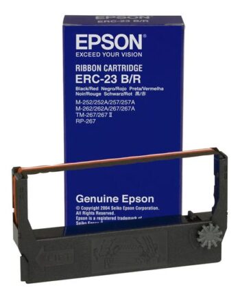 Epson Erc 23br   Sort  Rød Print-bånd