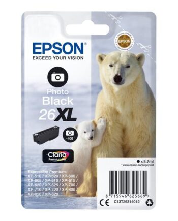 Epson 26    Foto-sort Original Blækpatron