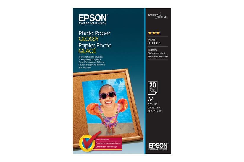 Epson Fotopapir Skinnende 20 Ark A4 200 Gsm