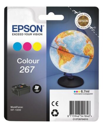 Epson 267 Gul  Cyan  Magenta Original Blækpatron