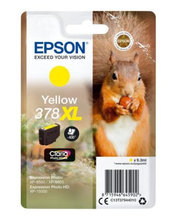 Epson 378    Gul Original Blækpatron