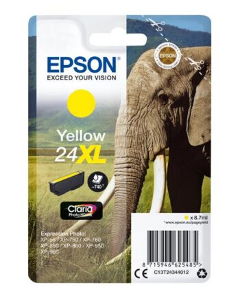 Epson 24    Gul Original Blækpatron