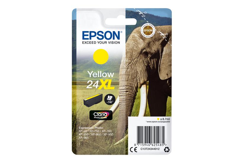 Epson 24 Gul Original Blækpatron
