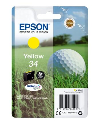 Epson 34 Gul Original Blækpatron