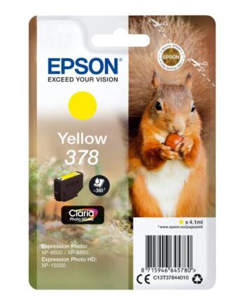Epson 378 Gul Original Blækpatron