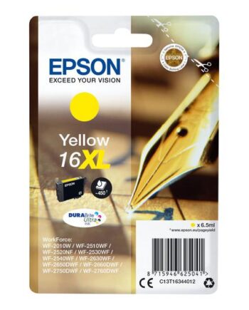 Epson 16    Gul Original Blækpatron