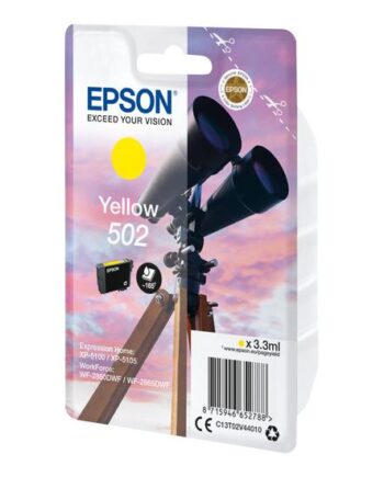 Epson 502 Gul Original Blækpatron