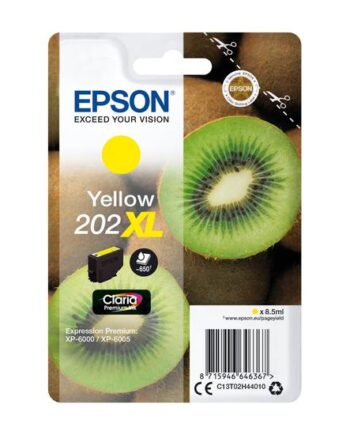 Epson 202    Gul Original Blækpatron