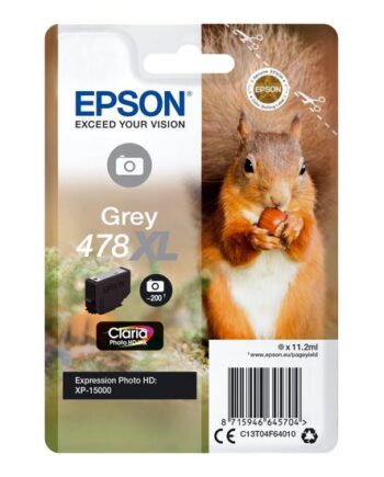 Epson 478  Høj Kapacitet Grå Original Blækpatron