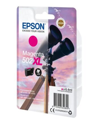 Epson 502  Høj Kapacitet Magenta Original Blækpatron