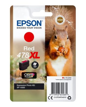 Epson 478  Høj Kapacitet Rød Original Blækpatron
