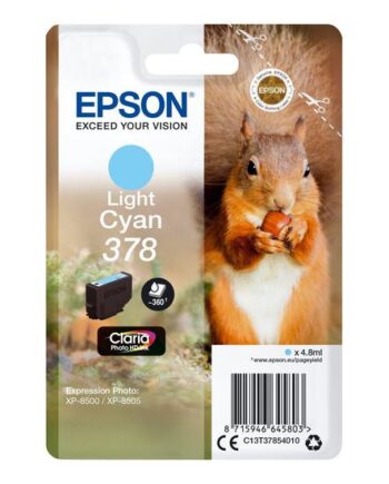 Epson 378 Lys Cyan Original Blækpatron