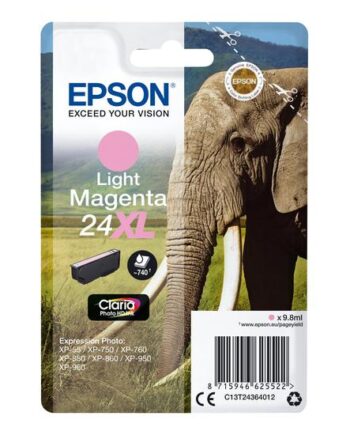 Epson 24    Lys Magenta Original Blækpatron