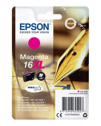 Epson 16    Magenta Original Blækpatron
