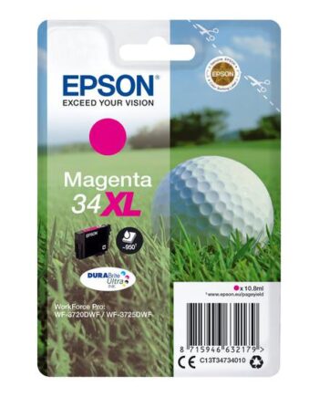 Epson 34    Magenta Original Blækpatron