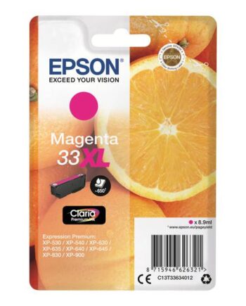 Epson 33    Magenta Original Blækpatron