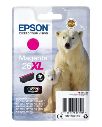Epson 26    Magenta Original Blækpatron