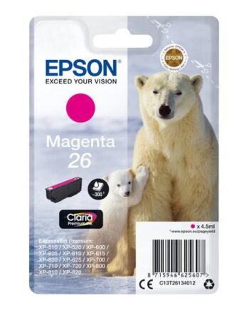 Epson 26 Magenta Original Blækpatron