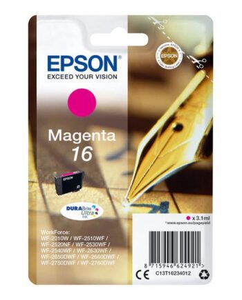 Epson 16 Magenta Original Blækpatron