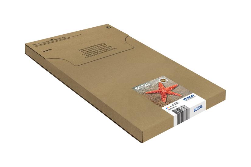 Epson 603 Multipack Easy Mail Packaging Pakker Sort Gul Cyan Magenta Original Blækpatron